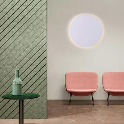 

Modern Style LED Wall Lamp White Metal Round Shape Indoor for Bedside Lamp Pathway Dining Bedroom Kids Living Room