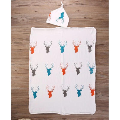 

Toddler Newborn Baby Boy Girl Deer Soft Stretch Wrap Swaddle Blanket Bath Towel