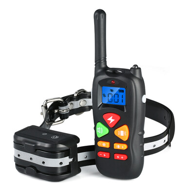 

Rechargeable Remote Control Dog Training Collar Effective Anti Bark Collar with 100 Sensitivity Level Safe Humane Vibration Shock