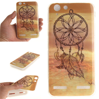 

Обложка Dreamcatcher Pattern Мягкий тонкий ТПУ резиновый силиконовый гель чехол для Lenovo VIBE K5