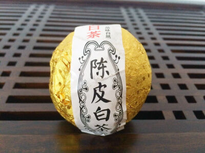 

White Tea Stuffed Tangerine Orange Fuding Chenpi Bai Cha Aged Shou Mei