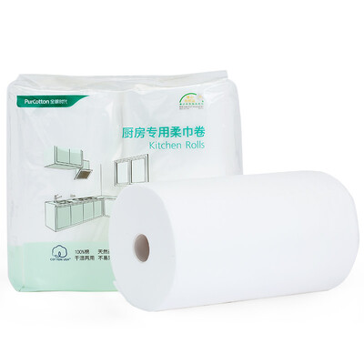 

Cotton era PurCotton 2017 new kitchen cotton Rouge roll 90 volume 2 rolls bag