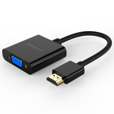 

AIFFECT CHV1-WR02 HDMI to VGA cable adapter HD conversion without audio computer Huawei millet box etc TV white