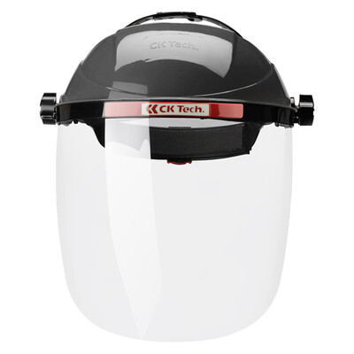 

CK-Tech CKL-3117 head-mounted transparent protective mask anti-shock high temperature kitchen cooking cooking anti-smoke protective splash screen black