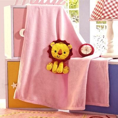 

Fisher-Price Children's Blanket Cartoon Flange Cover Cover Towel Quilt 80 * 80cm Pink