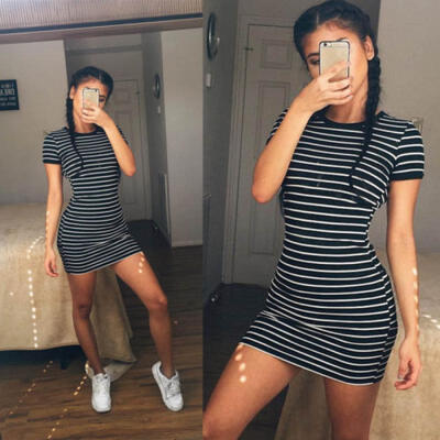 

UK Womens Slim Bodycon Clubwear Bandage Mini Dress Ladies Hoodie Tops UK 6-18