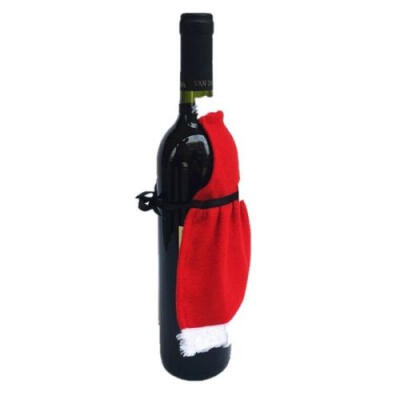 

UKStock Christmas Santa Wine Bottle Bag Cover Xmas Dinner Party Table Home Decor