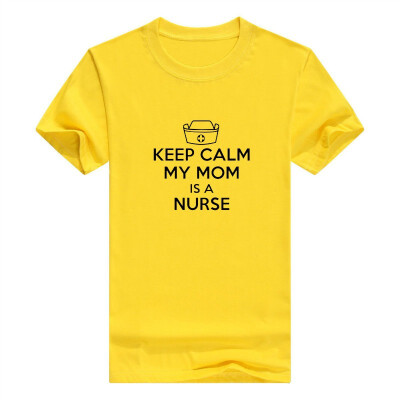 

Baby Gifts For All Keep Calm My Mom Is a Nurse Bodysuit Bib Bundle Mens t-Shirt