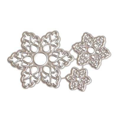

UpperX snowflake Cutting Dies Stencil Scrapbooking Album Card Paper Embossing Craft