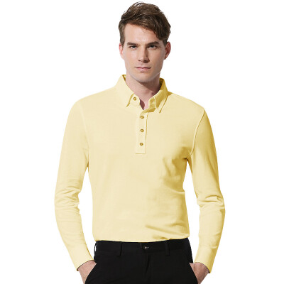 

Gentle Virtue Long Sleeve Polo Shirt Lingerie T-Shirt YTF30313067 Yellow 48