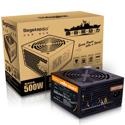 

Segotep Rated 500W Nuclear Power - Super Battleship F7 Power Dual Forward Optimized Architecture Active PFC Wide Topline Silent Fan Computer Power