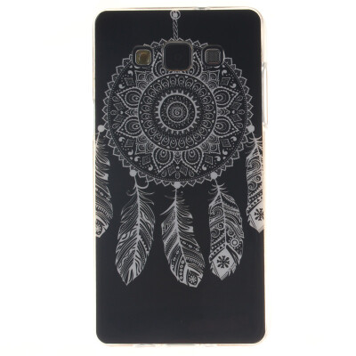 

Black wind chimes Pattern Soft Thin TPU Rubber Silicone Gel Case Cover for SAMSUNG GALAXY A3