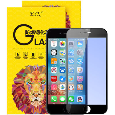 

ESK iPhone6 ​​/ 6с Plus стали мембраны Apple, 6 / 6с Plus 3D фильм стекла мягкой односторонней анти-взрывобезопасный Blu-Ray высокой четкости полноэкранного защита мобильного телефона пленка JM113- черный