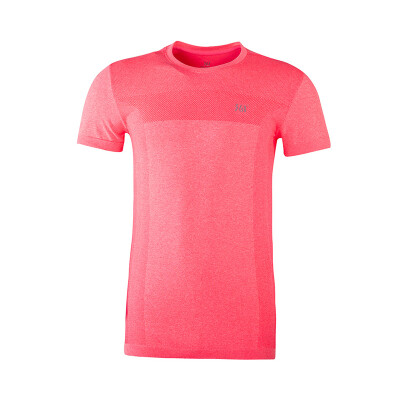 

361 degrees men round neck short T-shirt 651624117 Lang kiln powder