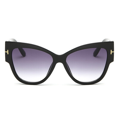 

Новый стильный женский дамы моды Vintage Cat-Eye солнцезащитные очки Big Каркасные