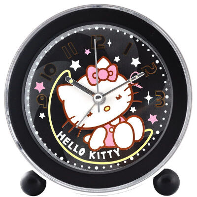 

Hello Kitty (hello kitty) alarm clock quiet snooze chord music night light cute children students alarm clock laser clock quartz clock HKTC923-01