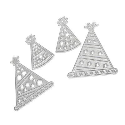 

UpperX Christmas hat Cutting Dies Stencil Scrapbooking Embossing Album Paper Card DIY Craft Festival Decoration
