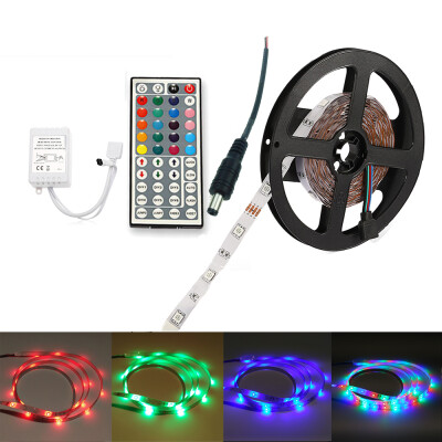 

ZDM 5M 24W RGB SMD2835 LED Strip Light 24 44Key IR Controller Kit with Male DC Connector