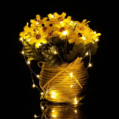 

OMTO LED String Fairy Lights 2M 20 Leds CR2032 Button Battery Operated LED Light