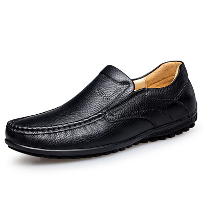 

Zero degree (ZERO) business casual shoes soft handmade shoes daily shoes men's leather shoes feet 9892 black 39 yards