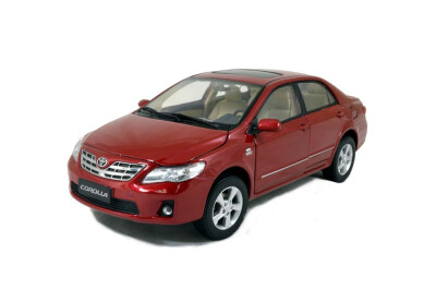 

масштаб 1:18 Toyota Corolla 2011 Diecast модель автомобиля красный
