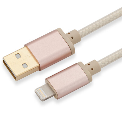 

Jinghua (JH) 1205 Apple iphone5 / 5s / 6 / 6s / 7 кабель для передачи данных мобильный телефон высокоскоростной кабель для передачи данных линия электропередач телефон плоская зарядная линия 2 м светло-коричневый