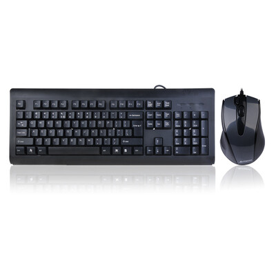 

Shuangfeiyan A4TECH KB-N8500 wired mouse&keyboard set wired keyboard mouse set wired keyboard&mouse set computer keyboard black