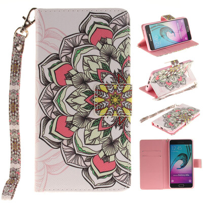 

Multilateral flowers Design PU Leather Flip Cover Wallet Card Holder Case for SAMSUNG GALAXY A5 2016A510