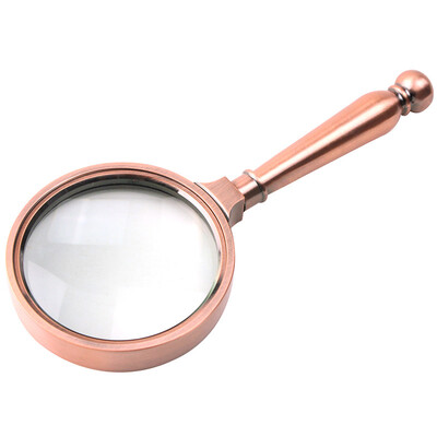 

MIXOUT MOTOR Reading magnifier Classical metal series Handheld gift magnifier Bronze MX-G80