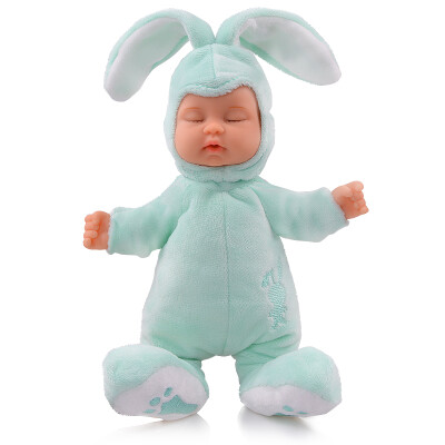 

BIEBER Moe Rabbit sleeping doll comforting doll plush doll toy simulation baby comfort toys vanilla green