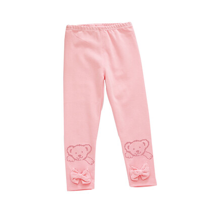 

Ouma Babe girls leggings children trousers pants M0016 bowknot powder 90