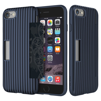 

Locke ROCK iphone7 plus Case / Apple 7plus Case / Pro Soft Case Kana Card Set Blue