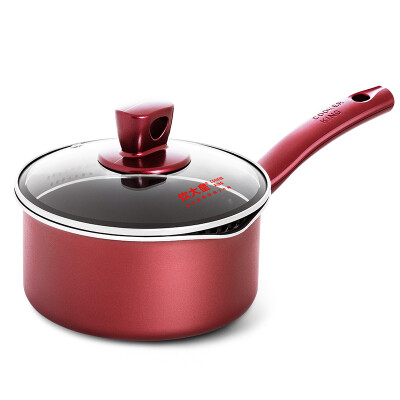 

【Jingdong Supermarket】 Cooking large imperial milk pot non-stick pot small soup pot 18cm instant noodle pot boiled milk pot baby food pot hot milk pot Induction Cooker gas gas stove fire general WG14306