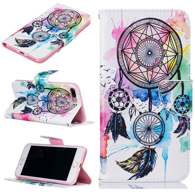 

Дизайн Dreamcatcher Дизайн Кожа PU флип крышку Кошелек Карты Держатель чехол для IPhone 7 Plus