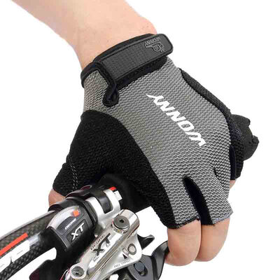 

Snail WONNY zx-049 summer riding gloves semi-breathable mountain bike gloves damping dynamic cycling gloves non-slip gray L