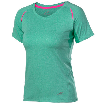 

PRO TOUCH Women' Running Sport Quick Dry T-Shirt Round Shirt Short Sleeve 246343 900-713 Green