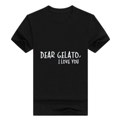 

Dear Gelato I Love You Fun Foodie Food Gift T Shirt