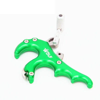 

Composite Metal 4 Finger Grip Caliper Arrow Release Aids for Compound Bow Hunting Archery Steel
