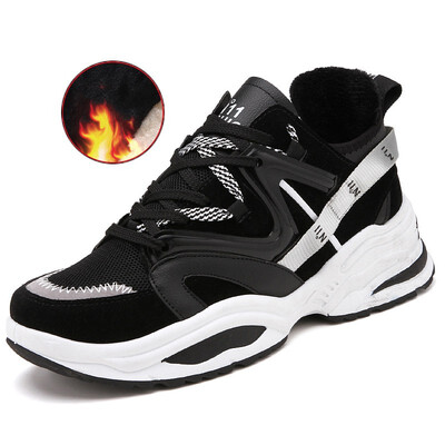 

Mens Shoes Fashion Sports Shoes Casual Outdoor Shoes Breathable Light Shoes For Men Can Add Cotton Black Red Size 39-44