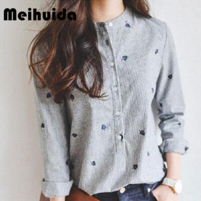 

Fashion Womens Long Sleeve Loose Blouse Casual Shirt Summer Tops T-Shirt