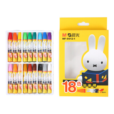 

Dawn ( & G) MF9012-1 Miffy cartoon 3D hexagonal oil painting stick Crayon brush 18 color / box