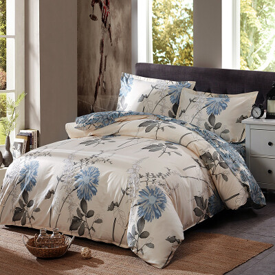 

Jiuzhou deer home textile products pieces of cotton twill single student three pieces of water flow year 12 m bed quilt 150x200cm