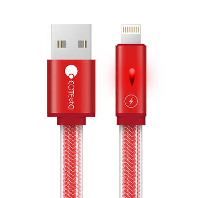 

BIAZE Apple, 7/6 / 5s кабель для передачи данных красного 1,2 смарт-зарядное устройство телефона от линии поддержки линии электропередачи iphone5 / 6s / 7P / SE / Ipad воздушный мини M7