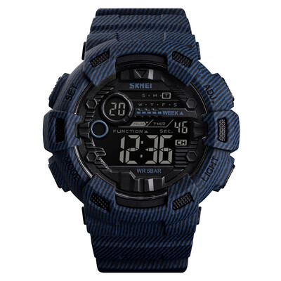 

SKMEI 1472 Analog Digital Watch Luminous Outdoor Sport Watch Men Digital Watch 5Bar Waterproof Alarm Clock Cowboy Military Fashion