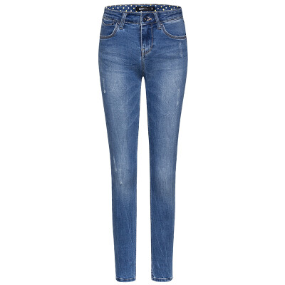 

Semir Lady in the low waist Slim cowboy trousers Korean version of the tide 11116240013 cowboy in the blue 29