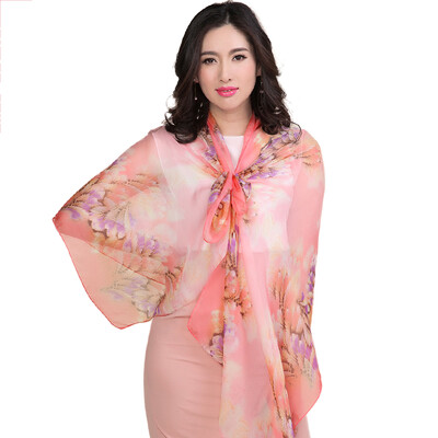 

STORY Of SHANGHAI Silk Scarves Women&39s Autumn&Silk Silk Scarves Shawls Floral Flowers