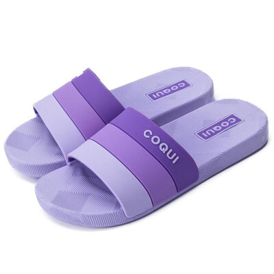 

Jingdong supermarket cool coqui bathroom slippers couple slippers gradient color home cool slippers purple 38 yards LJ85492