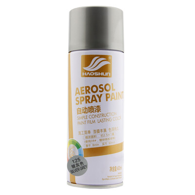 

Haoshun car wheel automatic hand paint graffiti furniture metal self-motorcycle touch up pen rust refurbished scratch repair paint cans 36 silver 400ML