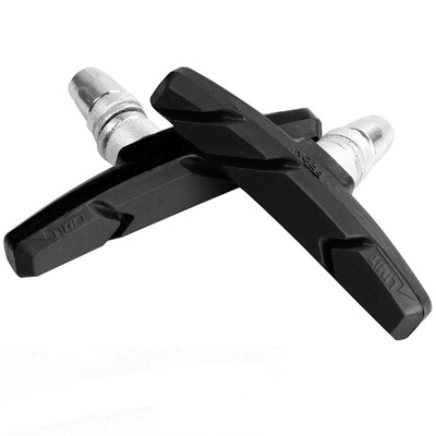 

Cavalry with Cavalry Bicycle V Brake Leather Mountain Rubber Carrier Road Carriage Shoe Skim Brake Folding Car Accessories Silent Brake Block