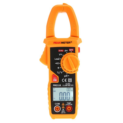 

Huayi PEAKMETER PM2118 AC&DC digital clamp multimeter AC&DC 600A clamp meter